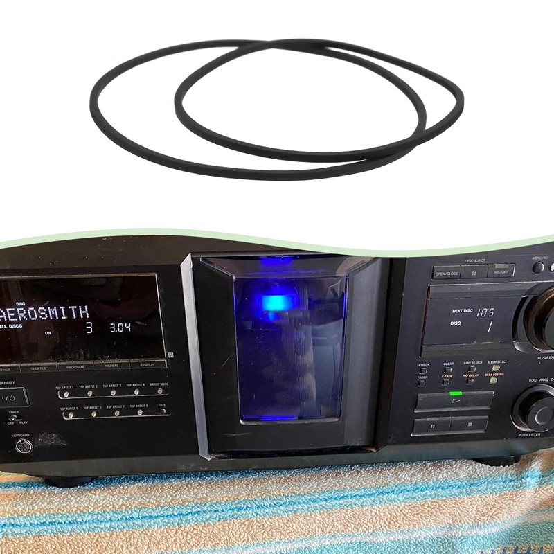 Briny River 4Pcs CD Changer Belt Set Compatible with Sony