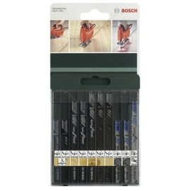 Bosch 2609256775 Jigsaw Blade Set U 19 Bo U 1 Ao U 111 C U 111 D U 144 D U 101 B U 101 D U 18 G U 18 A U 127 D (10 Pieces)