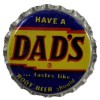 Dad's Dads Root Beer Bottle Cap Soda POP Top Vintage