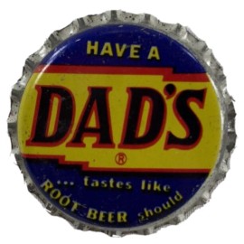 Dad's Dads Root Beer Bottle Cap Soda POP Top Vintage OLD Rare Lucky Gift NOS RARE MCM