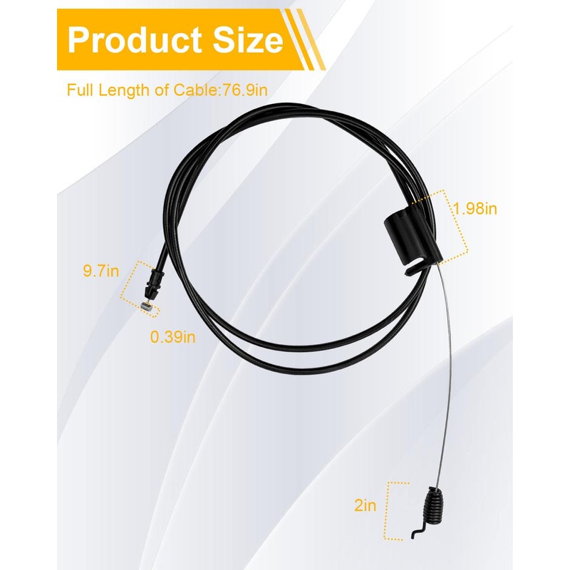 NTSUMI 946-05209B Speed Control Cable Fit for MTD Cub Cadet