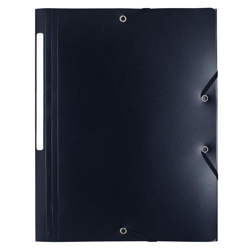 Exacompta - Ref 55810E - Elasticated 3-Flap Folders - Suitable