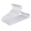 MOERKADA 50 Pack Ultra-Thin Plastic Clothes Hangers (17.7 Inch) -