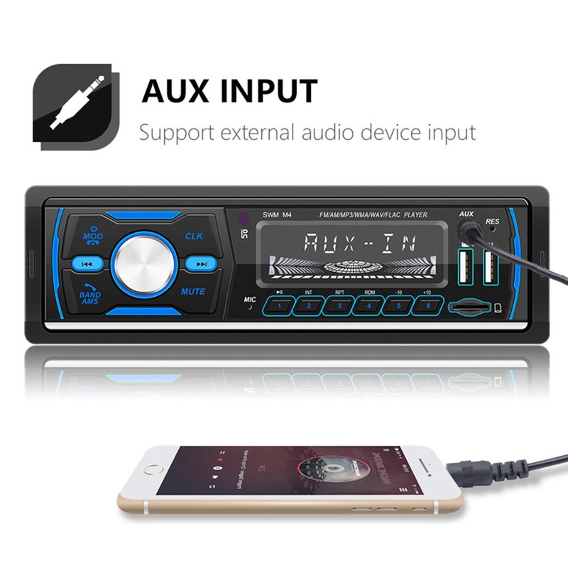1 Din Car Radio Bluetooth Stereo Car Multimedia MP3 Player