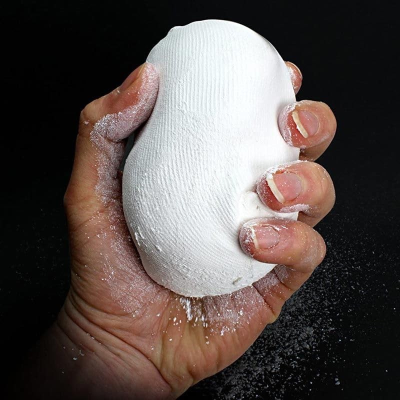 Escapades Rock Climbing Chalk Ball, Premium Gymnastic Chalk Ball, White