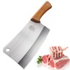 Meat Cleaver - 7'' Heavy Duty Butcher Knife Meat Chopper