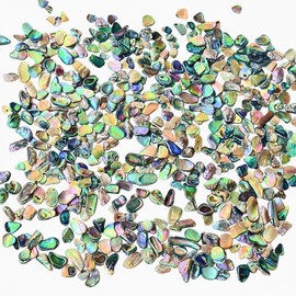 Abalone Shell Slices, Polished Abalone Slices for Inlay, Suitable for Abalone Shell Nail Art, Jewelry Making, luthiers, Guitar Wood Inlay, Musical Instrument Inlay, Bracelet and Necklace Decoration