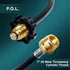 GASPRO 18-Foot Propane Hose Adapter, Compatible with Mr. Heater Buddy