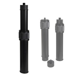 Photecs Pro-S Tripod Extension, Adjustable Mini Monopod 23.5 cm, Camera Handle, Telescopic Handheld Tripod with 3/8 Inch Internal Thread and 1/4 Inch Male Thread, with Thread Adapter 1/4 Inch to 3/8