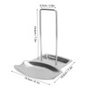 Lid and Spoon Rest Pan Pot Cover Lid Rack Pan