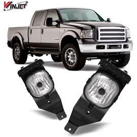 Winjet WJ30-0151-09 OEM Series for [2005-2007 Ford F-250 F-350 F-450 F-550 Super Duty] [2005 Ford Excursion] Driving Fog Lights