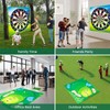 LYDARZ 70"x70" Battle Golf Game Set Chipping Game Practice Mat