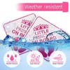 cobee Car Safety Warning Signs Sticker, 2 Pcs Little Princess
