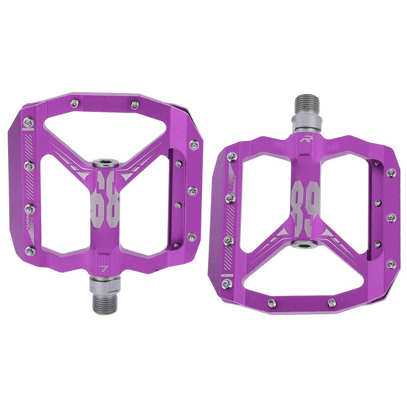 Enlee 2pcs Mountain Bike Pedals NonSlip DU Bearing Lightweight Bicycle