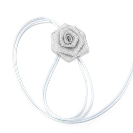 Chuyau - Gargantilla de flores para mujer, Terciopelo ecológico y tela de alta calidad, Sin piedra preciosa