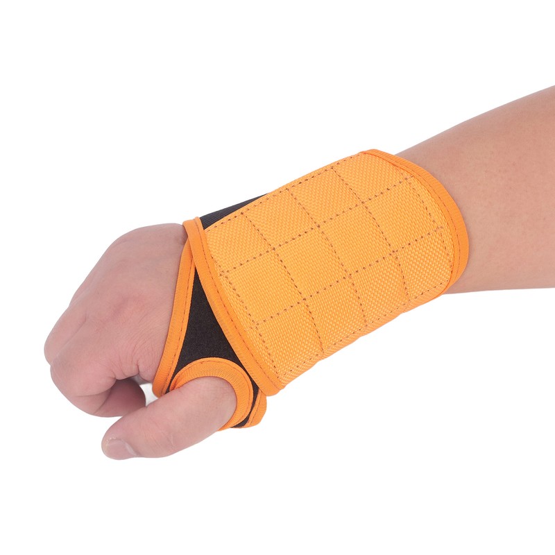Wrist Magnet Tool Belt Orange 16 Magnets Magnetic Wristband Pick