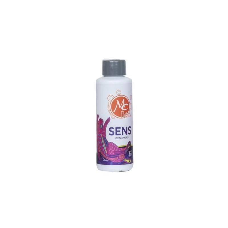 Líquido acrilico 4 Oz Sens, Uñas Acrilicas Mc Nails, presentacion