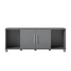SystemBuild Evolution Camberly Shoe Storage Bench, Graphite Gray