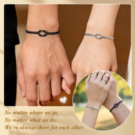 Trinckle Matching Knot Bracelets for Couples, Best Friend, Pinky Promise