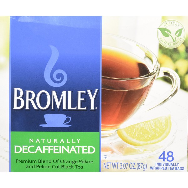 Bromley Naturally Decaffeinated Tea 48 ct