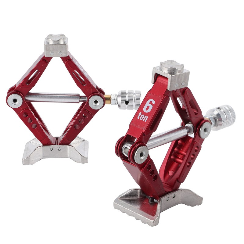 2Pcs Metal Universal Rhombus Adjustable Lifting Jack Accessory for 1/10