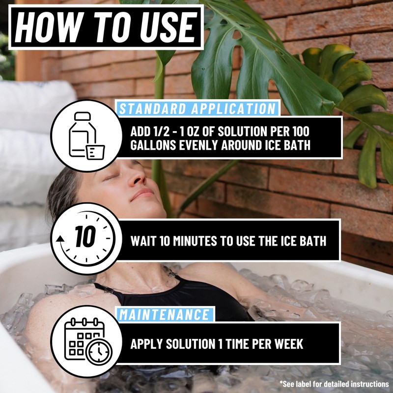 BubbyShine, 5in1 Weekly Cold Plunge Water Treatment - Cold Plunge