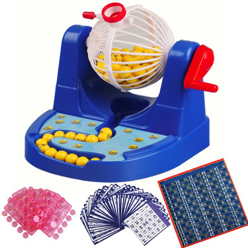 Bingo Game Console Simulative Lottery Machine Parent Child Educational Toys