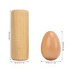 2PCS Wood Egg Shaker Natural Safe Musical Hand Percussion Instrument
