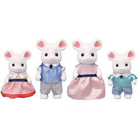 Sylvanian Families Doll Marshmallow Mouse Family FS-33
