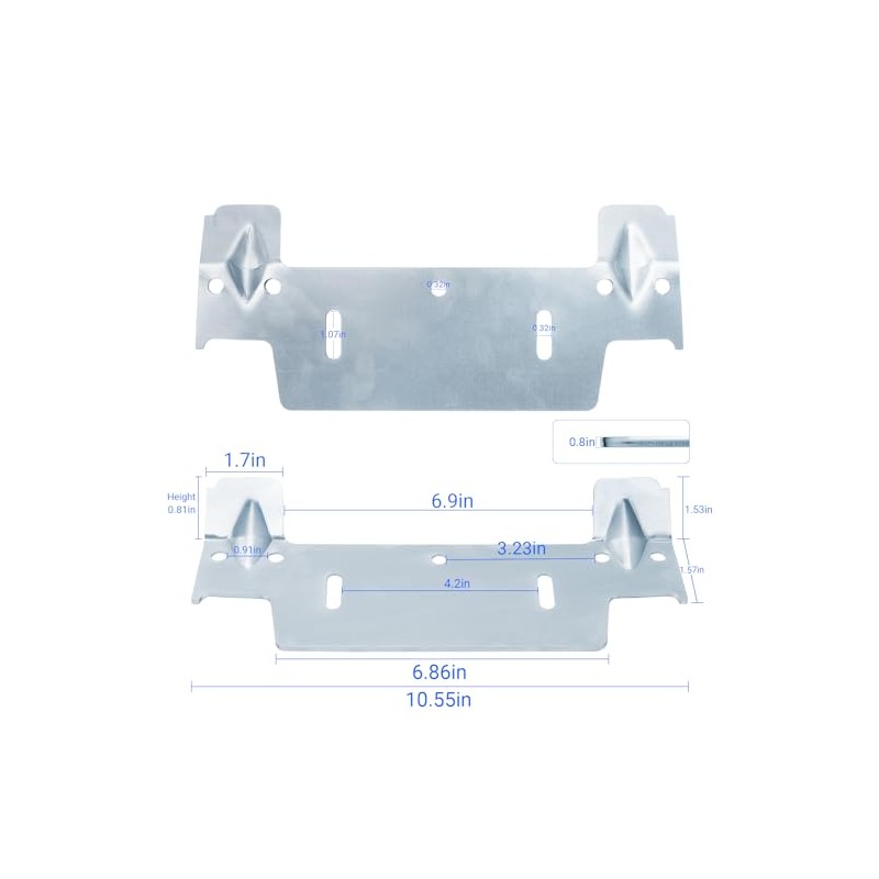 382430-1120A Steel Hanging Bracket Wall Hung Sink Bracket for Wall-Mounted