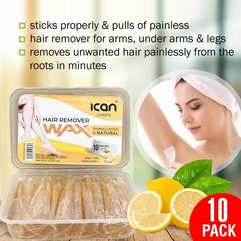 ican London Extremley Smooth Natural Hair Remover Warm Wax (10