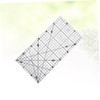 Gadpiparty DIY Quilter's Ruler Patchwork Ruler Tool with Grid Lines