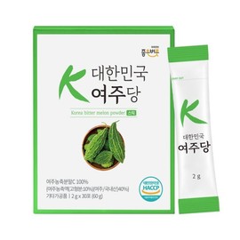 (좋은버릇)대한민국 여주당 1박스 30포 여주 분말 (Good Habit) South Korea Yeoju-Dang 1 Box 30 Packs Bitter Melon Powder
