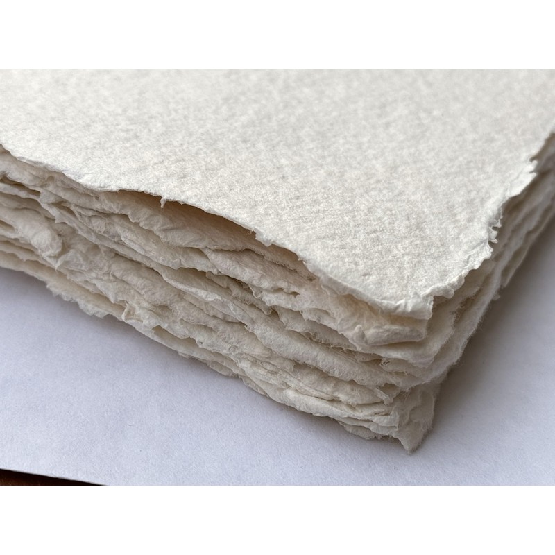 Ultra Thick Handmade Watercolor Paper with Deckle Edge - 500GSM