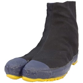 Rikioh KH5 Light Underground Tabi, 5 Pieces, Black, Black