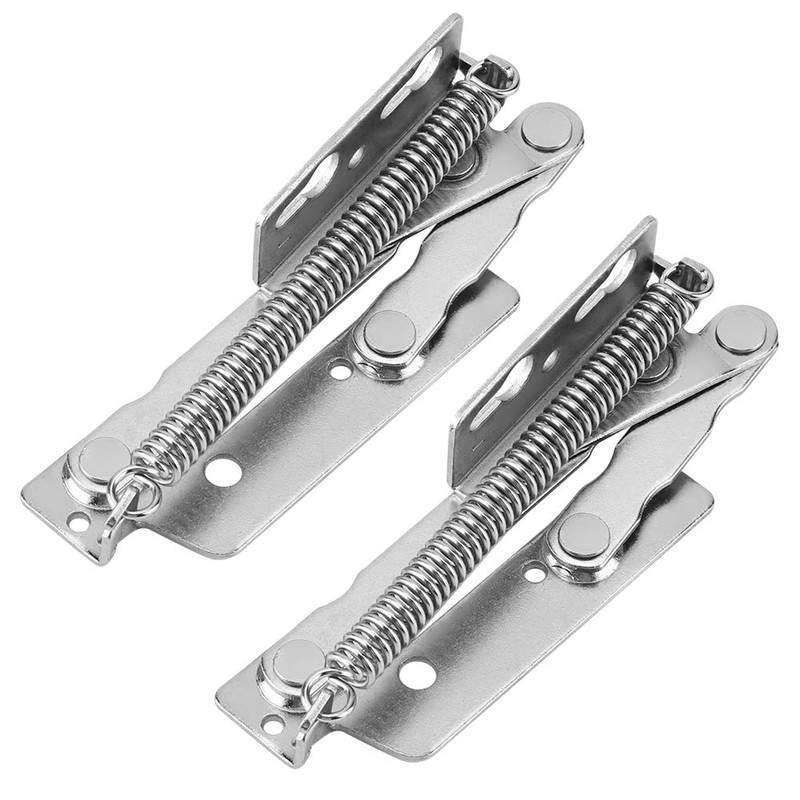 2pcs/ Set Steel, Spring Hinge for Cabinet Cupboard Door Durable