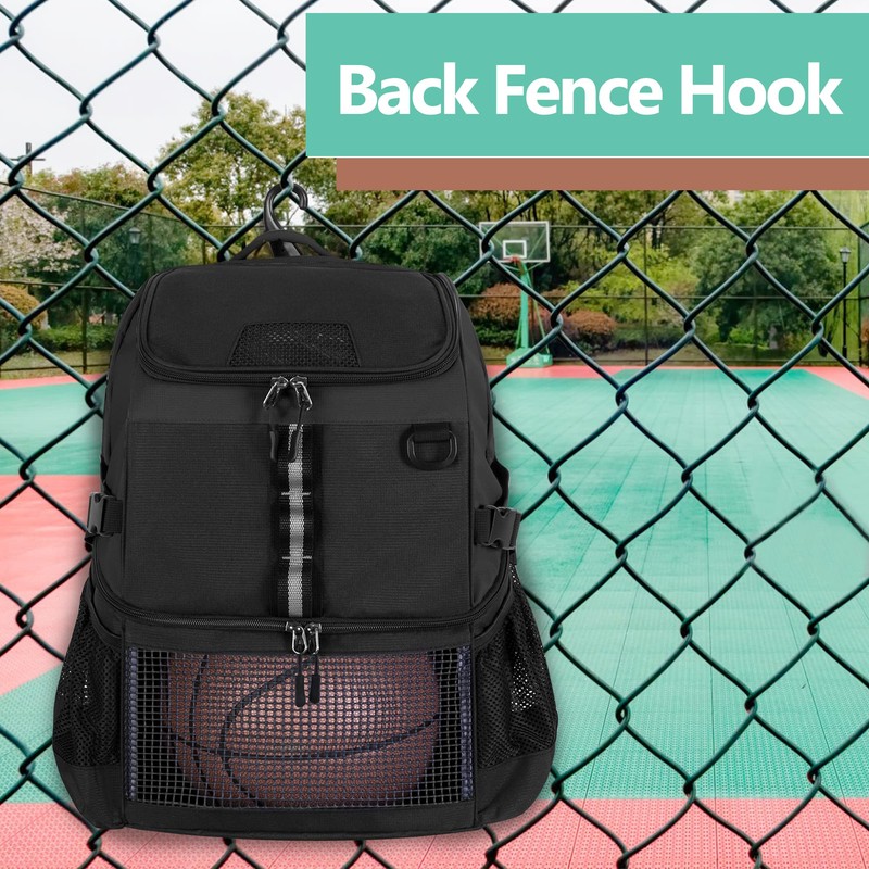 GOBUROS Basketball Backpack Basketball Bag Backpack Basketball Backpack Basketball/Soccer/Volleyball Backpack