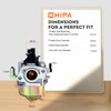 Hipa 951-15236 Carburetor for Troy Bilt Storm 2410 31BS6BN2711 670-WU