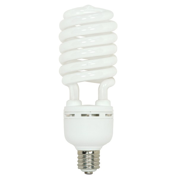 Satco S7394 105 Watt (400 Watt) 7000 Lumens Hi-Pro Spiral CFL Soft White 2700K Mogul Base 120 Volt Light Bulb
