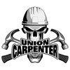 CafePress Union Carpenter Skull Sticker Rectangle Bumper Sticker Car Decal