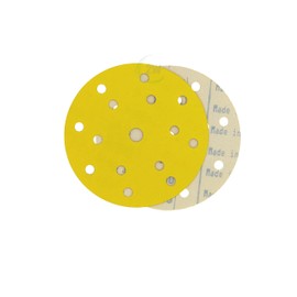 2W Basic Gold Disc Sandpaper Diameter 150 mm 15-Hole Grain 600 (Pack of 25)