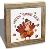 Grateful Thankful Blessed Signs, Rustic Wooden Plaques Sign, Thanksgiving Home