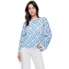 Charlie B Tranquility Crocheted Sweater Coastal