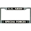 U.S. Army Special Forces #2 Chrome License Plate Frame
