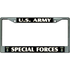 U.S. Army Special Forces #2 Chrome License Plate Frame