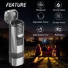 Kantion Torch Lighter, 4 Jet Flame Lighter Refillable Butane Windproof