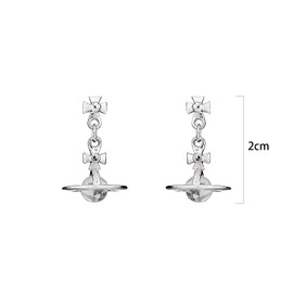 AGDGV Saturn Earrings for Women - Alloy Steel Stud Space Earrings, Dainty Celestial Accessories for Everyday Wear, Aesthetic Jewelry Suitable for Girls Teens