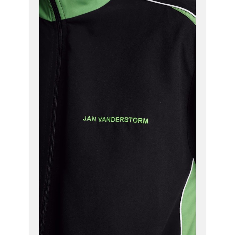 Jan Vanderstorm Eirik Men's Leisure Suit - Green Striped, size: