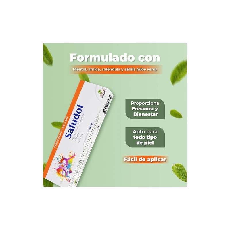 Salud Natural Gel Saludol 100 g – Cuidado Tópico con