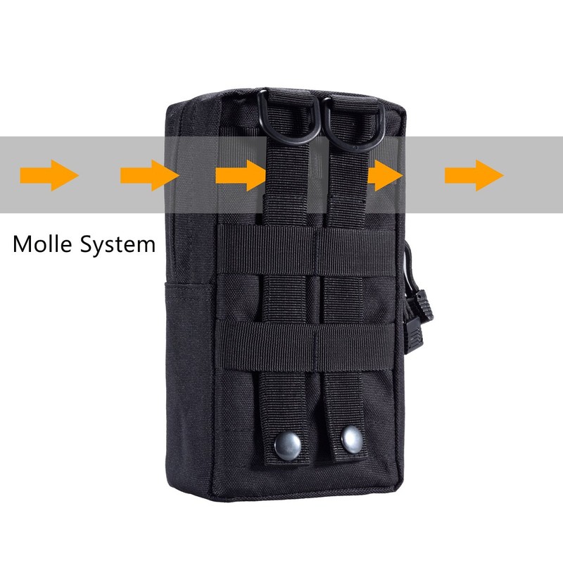 Zeato Molle Pouch - Compact Water Splash Resistant Multi Purpose